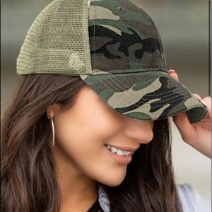 Camo Contrast Baseball Cap